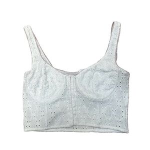 $10 H&M Corset white top